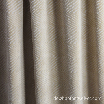 100% Polyestermaterial Jacquard Velvet Polstergewebe